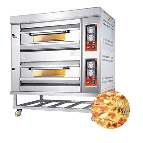 Gas Deck Oven Manufacturer - 3 Deck 6 Pans Pizza Bread Oven