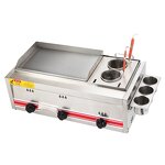 Gas Deep Fryer Manufacturer - Combination Stove with Griddle