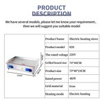 Commercial Griddle Factory - Stainless Steel Electric Frying Pan