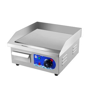 Electric Griddle Manufacturer - 1.5kw Countertop Food Truck Griddle