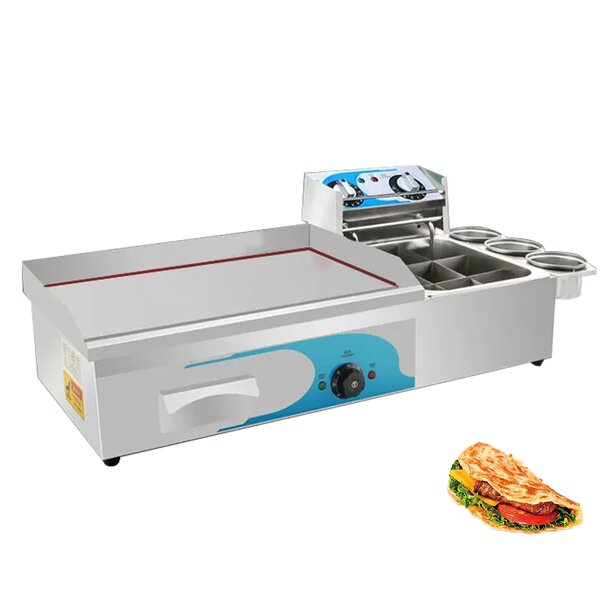 Electric Grill Machine Factory - Stainless Steel Non-stick Griddle