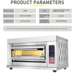 Bread Oven Factory - Luxury 1 Layer 2 Dish Gas Oven