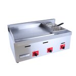 Gas Griddle Manufacturer - Stainless Steel Countertop Fryer