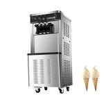 Ice Cream Machine Manufacturer - Vertical Automatic Three Flavors