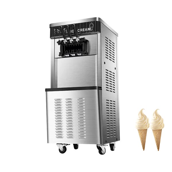 Ice Cream Machine Manufacturer - Vertical Automatic Three Flavors
