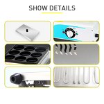 Waffle Maker Factory - Heart Shape Double Head Muffin Machine