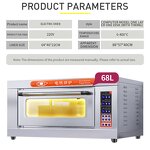 Bread Baking Oven Factory - 1 Layer 2 Deck Industrial Oven