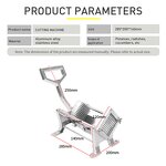 Potato Chip Cutter Manufacturer - Food Grade 12MM Heavy Duty