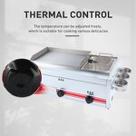 Gas Fryer Factory - Two-in-one Frying Pan Commercial Machine