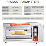 Baking Oven Manufacturer - 3 Deck 6 Trays Electric Kitchen Oven