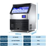 Ice Making Machine Manufacturer - 60KG Daily Output Square Ice