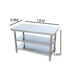 Kitchen Counter Manufacturer - Stainless Steel Double Deck Counter