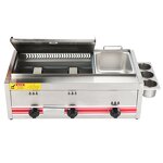 Gas Grill Set Factory - Commercial with 10L Fryer Kitchen Set