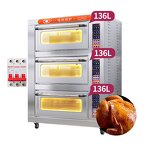 Gas Pizza Oven Factory - 1 Deck 1 Disc Commercial Oven