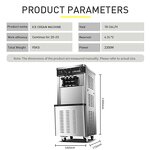 Ice Cream Machine Manufacturer - Vertical Automatic Three Flavors