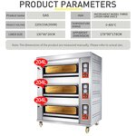 Bakery Equipment Manufacturer - 1 Deck 1 Tray Gas Bread Oven