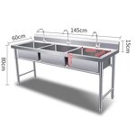 Stainless Steel Shelving Factory - Three-layer Dining Room Counter