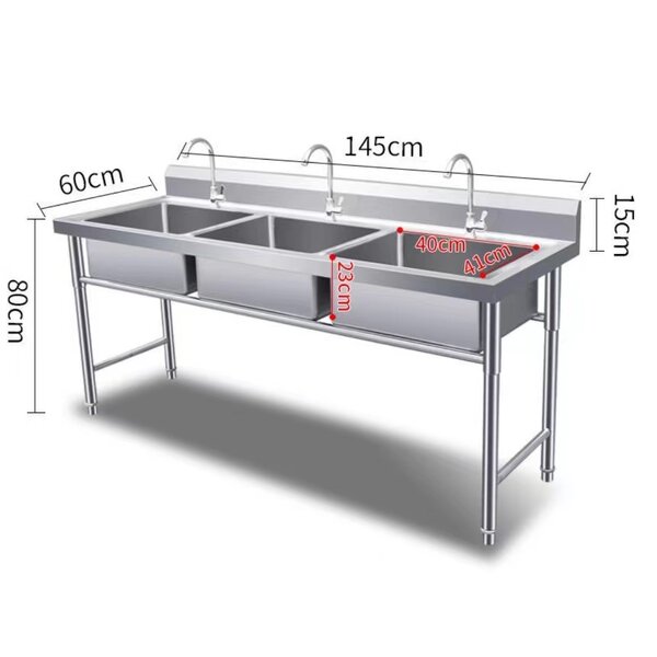 Stainless Steel Shelving Factory - Three-layer Dining Room Counter