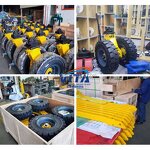 Container Dolly Factory - ISO Moving Casters Solid Rubber