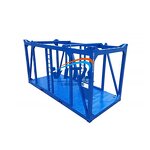Offshore Lifting Frame Manufacturer - DNV Skid High Cube Basket