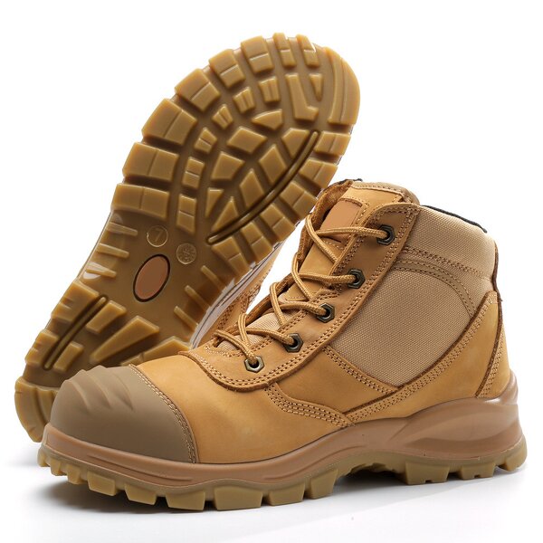 Safety Shoes Manufacturer - Nubuck Mining PU Outsole Construction