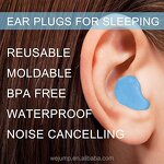 Earplugs Factory - Soft Noise Cancelling Silicone Gel Wax 27 DB