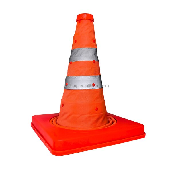 Traffic Cone Manufacturer - 70cm Orange Flexible Reflective Folding