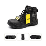 Safety Boots Manufacturer - Cow Leather Waterproof Mining Steel Toe