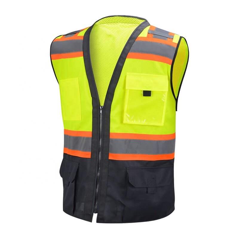 Safety Jacket Manufacturer - Class 2 Customized Reflector with Pockets