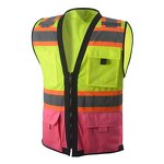 Safety Jacket Manufacturer - Class 2 Customized Reflector with Pockets
