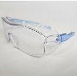 Safety Glasses Factory - ANSI Z87.1 Clear Lenses Blue Frame