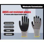 Safety Gloves Factory - HPPE Cut Level 4 Nitrile Coated Good Grip