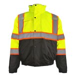 Safety Jacket Factory - Winter Warm Fleece Lining Bomber Jacket