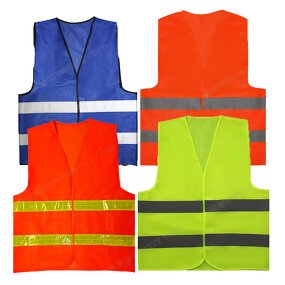 Safety Vest Manufacturer - Yellow Reflective Hi Vis Silver Strip