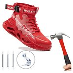 Safety Shoes Factory - Fly Woven Breathable Anti Smash Sneakers