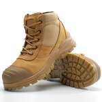 Safety Shoes Manufacturer - Nubuck Mining PU Outsole Construction