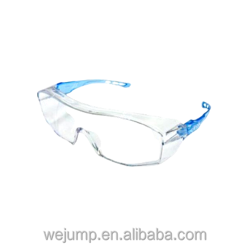 Safety Glasses Factory - ANSI Z87.1 Clear Lenses Blue Frame
