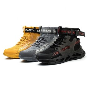 Safety Shoes Factory - Fly Woven Breathable Anti Smash Sneakers