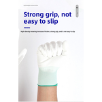 Safety Gloves Manufacturer - CE EN388 PU Coated Breathable Nylon