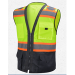 Safety Jacket Manufacturer - Class 2 Customized Reflector with Pockets