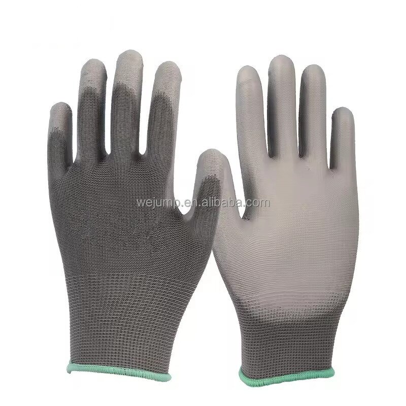 Safety Gloves Manufacturer - Polyester Knitted PU Coated Automotive
