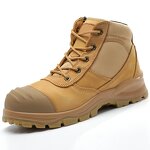Safety Shoes Manufacturer - Nubuck Mining PU Outsole Construction