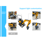 Backhoe Loader Manufacturer - Newly Designed Mini Towable Excavator