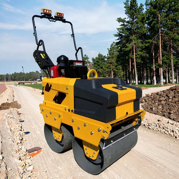 Roller Compactor Factory - 0.5 Ton Double Drum Vibratory Road Roller