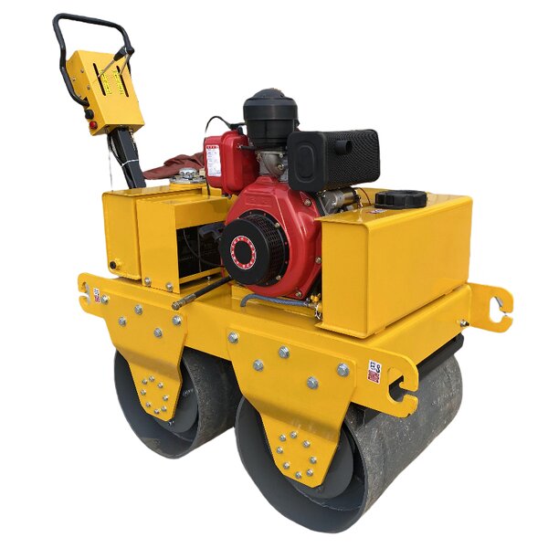 Vibratory Roller Factory - Mini Double Drum Asphalt Concrete