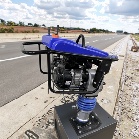 Construction Rammer Manufacturer - Small Hand Floor Vibratory Battery