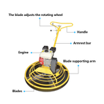 Concrete Power Trowel Factory - Huiteng High-efficiency Smooth Low-noise