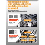 Rebar Cutter Manufacturer - GQ-60 Steel Bar Cutting Tool