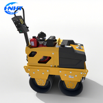 Double Drum Vibratory Roller Manufacturer - HT-650D-10 High Efficiency 4KW/9KW