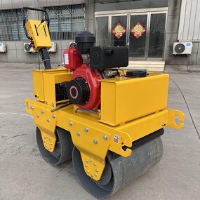 Asphalt Roller Manufacturer - Factory Price Hand Held Double Drum